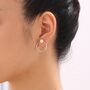 Natural Freshwater Pearl Ear Jacket In Sterling Silver, thumbnail 6 of 11