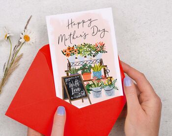 Mother's Day Card For Mum With Florist Design, 2 of 2