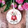 Personalised Bichon Fries Dog Love Decoration, thumbnail 1 of 2
