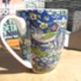 Set Of Six Aspen Mugs In Blue Strawberry Thief Design, thumbnail 11 of 12