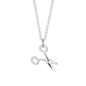 Sterling Silver Scissors Necklace, 12 of 12