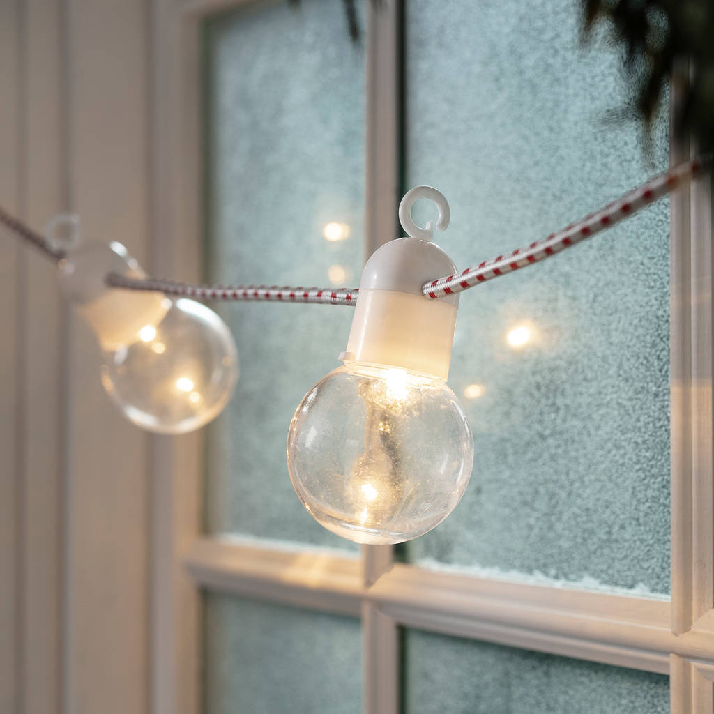 10 Candy Cane Cable Festoon Lights 10 Candy Cane Cable Festoon Lights