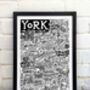 York Landmarks Print, thumbnail 5 of 10