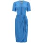 Mabel Dress In Palace Blue Vintage 1940s Style, thumbnail 1 of 3