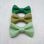 Plain Cotton Wedding Bow Tie, thumbnail 2 of 6