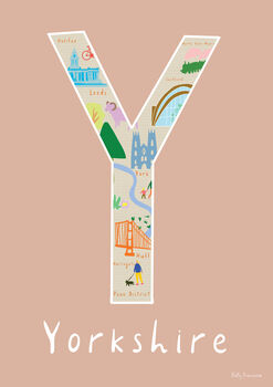 Y Is For Yorkshire Art Print, 3 of 3