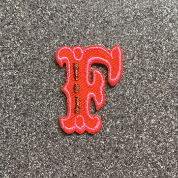 Letter F Alphabet Iron On Patch, 2 of 4