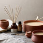 Coconut Scented Three Wick Terracotta Candle | Alok, thumbnail 1 of 4