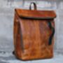 Work Travel Laptop Backpack Personalised Gift For Men, thumbnail 1 of 12