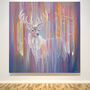 Stag Abstract Painting, thumbnail 1 of 8