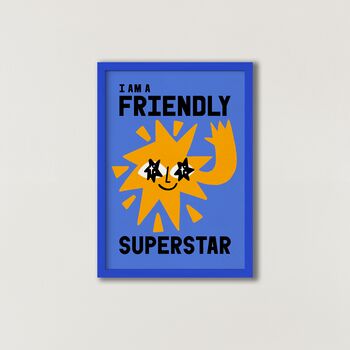 Superstar Affirmation Art Print, 3 of 8