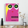 Bright Pink Vintage Advert Wall Art Print, thumbnail 3 of 4