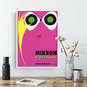 Bright Pink Vintage Advert Wall Art Print, 3 of 4