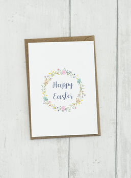 Easter Wreath Card Pack, 5 of 5
