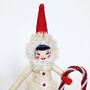 Candy Cane Girl Christmas Decoration, thumbnail 6 of 7