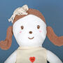 Personalised Love Heart Dress Doll, thumbnail 2 of 6
