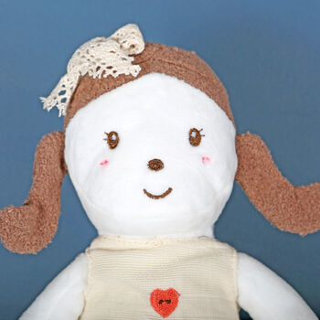 Personalised Love Heart Dress Doll, 2 of 6