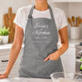 Personalised Made With Love Cotton Apron, thumbnail 3 of 11