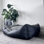 Vegan Leather And Sherpa Fleece Lined Dog Bed, thumbnail 9 of 12