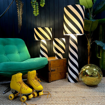 Portable Helter Skelter Lamps In Liquorice, 2 of 6