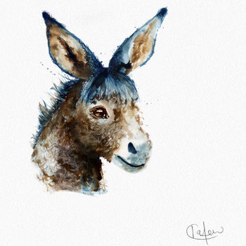Inky Donkey Illustration Print, 12 of 12