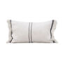 Andas Tasselled Stripe Cotton Cushion, thumbnail 4 of 4