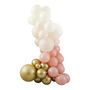 Peach And Gold Balloon Arch Kit, thumbnail 2 of 3
