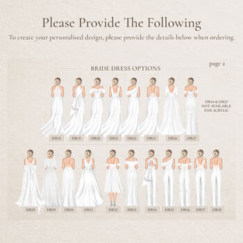 To My Daughter On Her Wedding Day – Personalised Acrylic Keepsake With Custom Portrait, 5 of 8