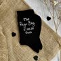 Personalised The Page Boy Wedding Day Socks, thumbnail 1 of 5