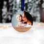Personalised Wooden New Born First Christmas Bauble, thumbnail 6 of 7