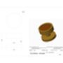 Brass Bronze Mortice Door Knobs With Gloss Insert, thumbnail 6 of 7