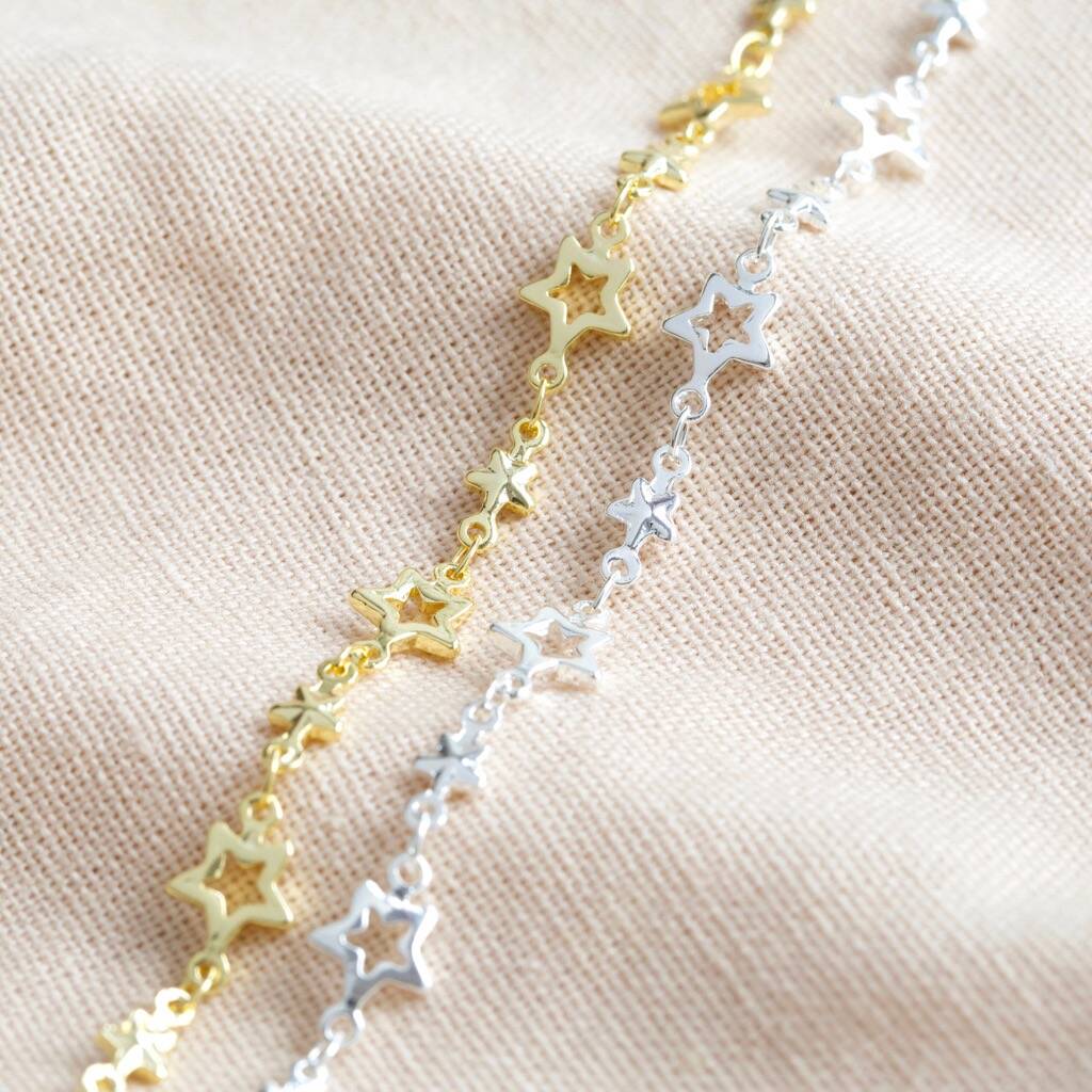 Star Chain Anklet By Lisa Angel