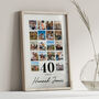 Personalised 40th Birthday Gift, Custom Photo Collage, thumbnail 5 of 6