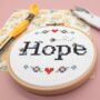 Hope Mini Cross Stitch Kit, thumbnail 4 of 8
