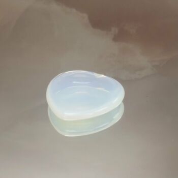 Opalite Heart Worry Thumb Stone Crystal, 5 of 5