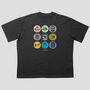 West Brom Football Beer Mats Oversized T Shirt, thumbnail 1 of 10