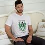 Personalised T Shirt With Large Coat Of Arms, thumbnail 2 of 10