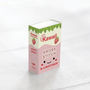 Kawaii Strawberry Mini Cross Stitch Kit, thumbnail 7 of 10