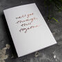 We'll Get Through This Together Luxury Hand Foiled Card, thumbnail 3 of 3