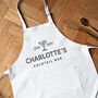 Personalised Cocktail Bar Apron Home Gin Bar Gift, thumbnail 1 of 6