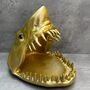 Gold Shark Mouth Bowl – Dish For Fruit, Nuts Or Décor Gift, thumbnail 1 of 9