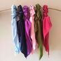 Deluxe Silk Satin Scarf Scrunchie, Style No Bow, thumbnail 4 of 8