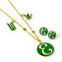 Wicked Elphaba Necklace And Stud Earrings Gift Set, thumbnail 1 of 2