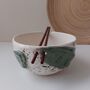 Handmade Ceramic Noodle Bowl, Pottery Ramen Bowl, thumbnail 3 of 5