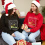 Christmas Wordle Sweatshirt Jumper, thumbnail 1 of 7