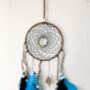 Turquoise And Black Dream Catcher Wall Decor, thumbnail 1 of 6