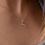 Sterling Silver Necklace With Dolphin Charm, thumbnail 3 of 6