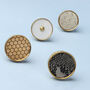 Brass Round Circular Detailed Pull Knobs By G Decor, thumbnail 1 of 8