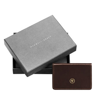 Mens Quality Leather Business Card Holder 'Abramo', 9 of 12