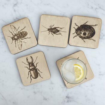 Wooden Bug Coasters, 4 of 7